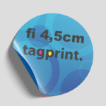 Naklejki Personalizowane 4,5cm - Logo / Własny Wzór - Okrągłe - Papier