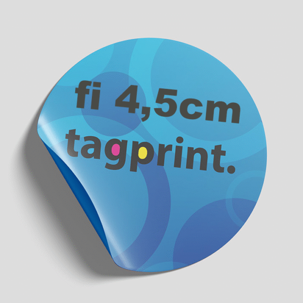 Naklejki Personalizowane 4,5cm - Logo / Własny Wzór - Okrągłe - Papier