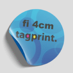 Naklejki Personalizowane 4cm - Logo / Własny Wzór - Okrągłe - Papier