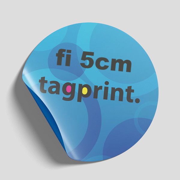 Naklejki Personalizowane 5cm - Logo / Własny Wzór - Okrągłe - Papier